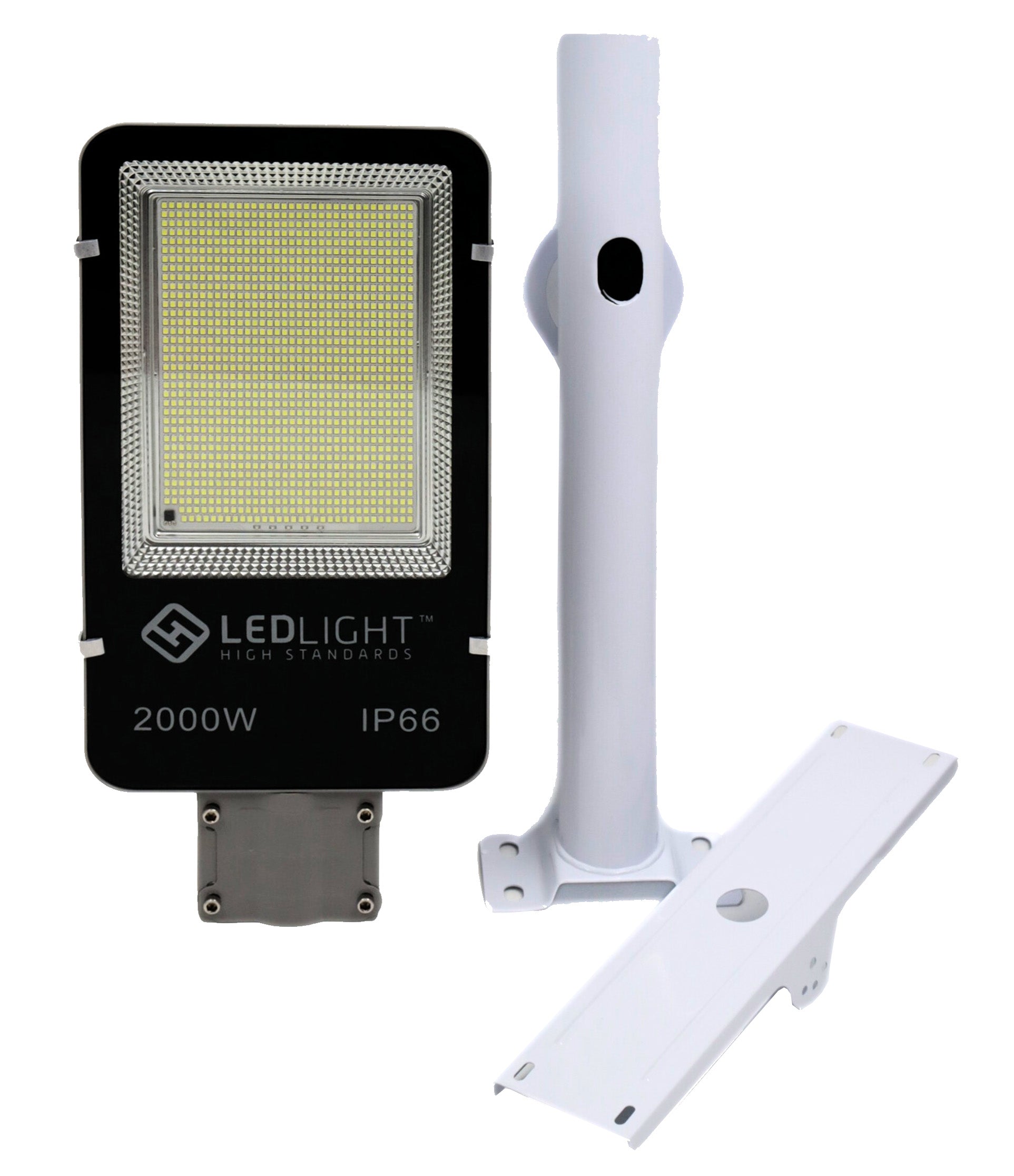 Lampa Solarna Uliczna LED IP66 Latarnia z Uchwytem i Pilotem Panel Solarny