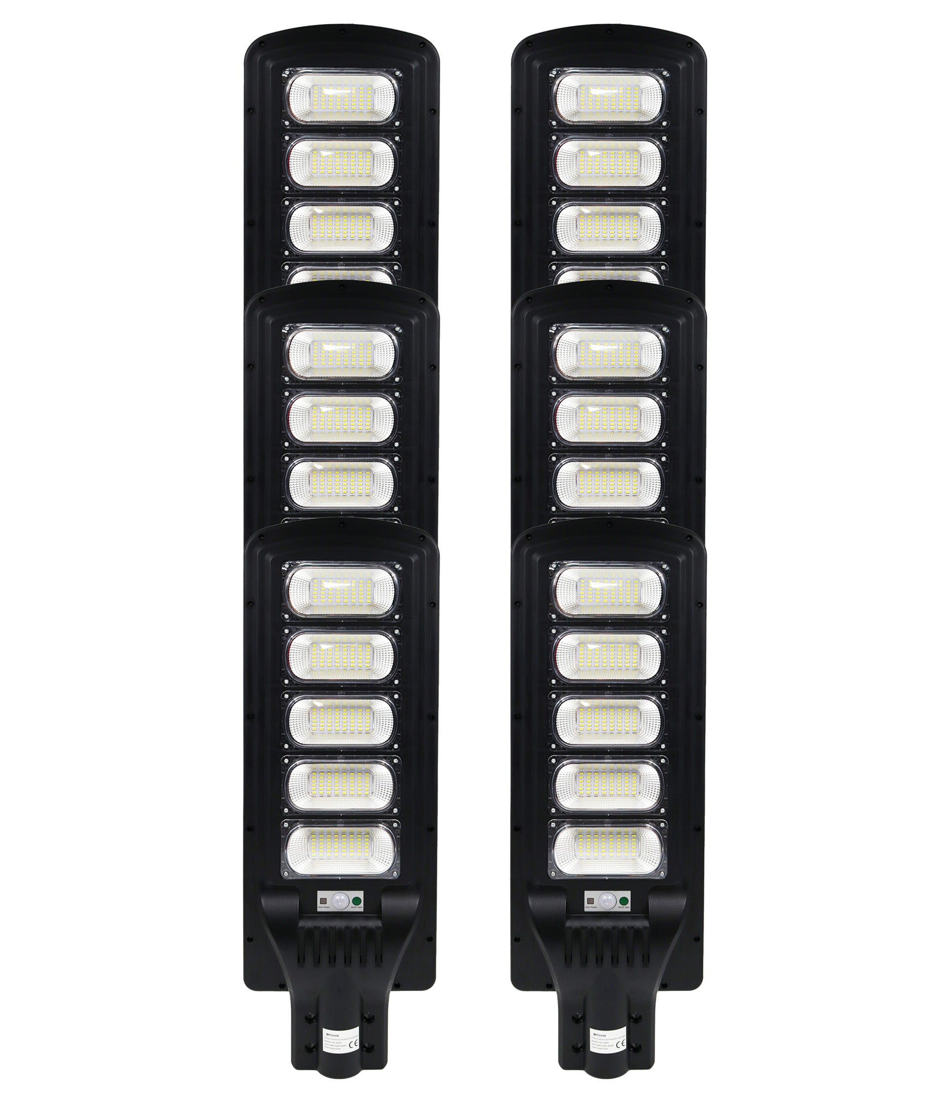 Lampa Solarna Uliczna LED Latarnia z Uchwytem i Pilotem Panel Solarny Czujnik ruchu