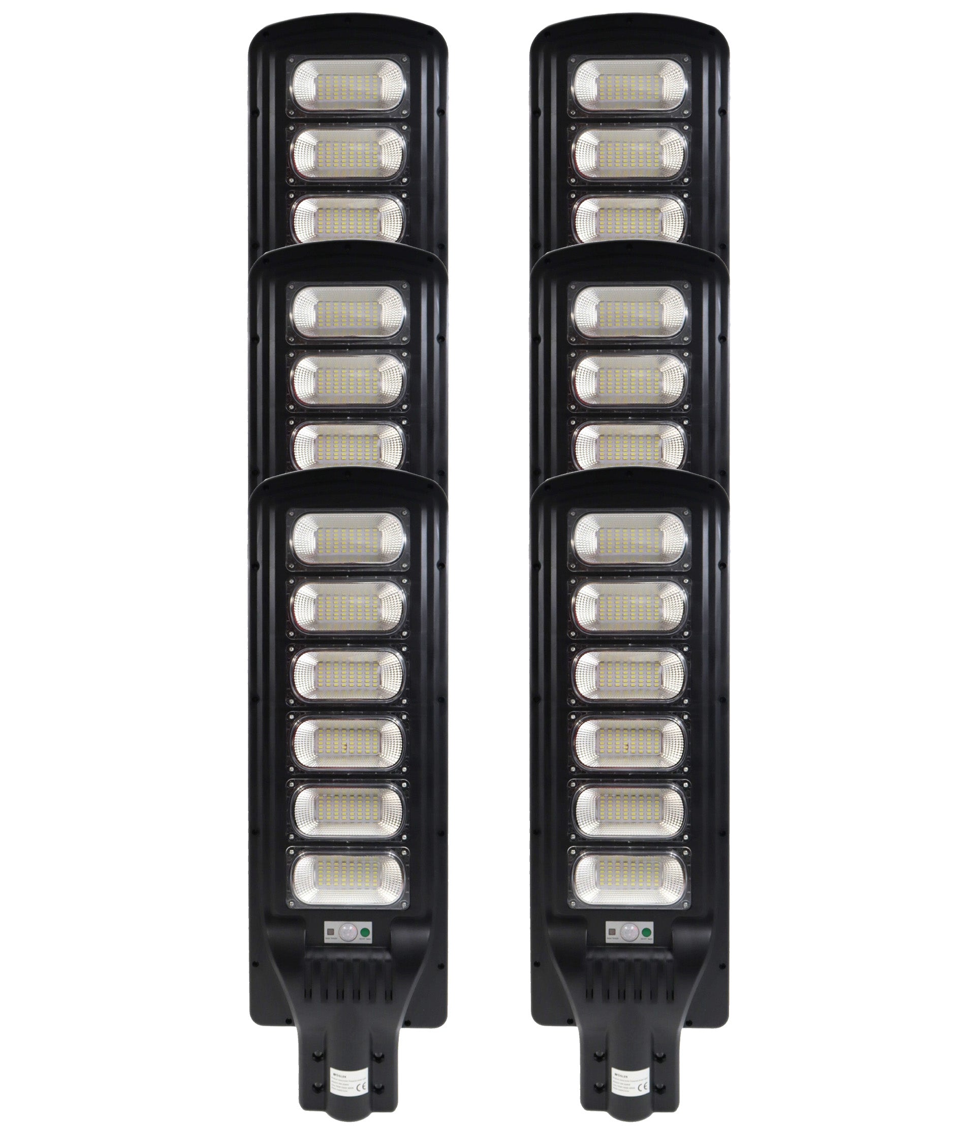 Lampa Solarna Uliczna LED Latarnia z Uchwytem i Pilotem Panel Solarny Czujnik ruchu