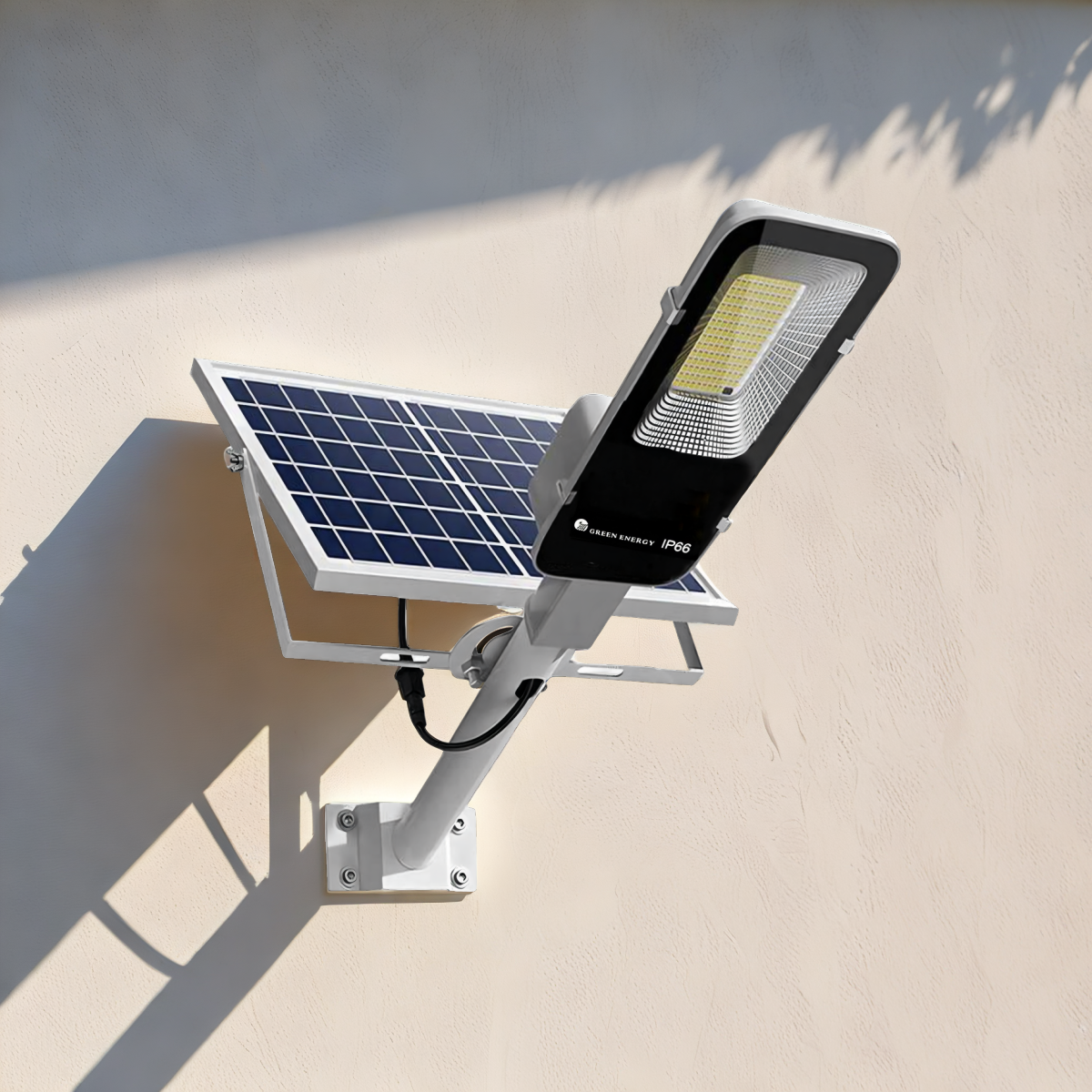 Lampa Solarna Uliczna LED 2000W z Czujnikiem Zmierzchu + Pilot