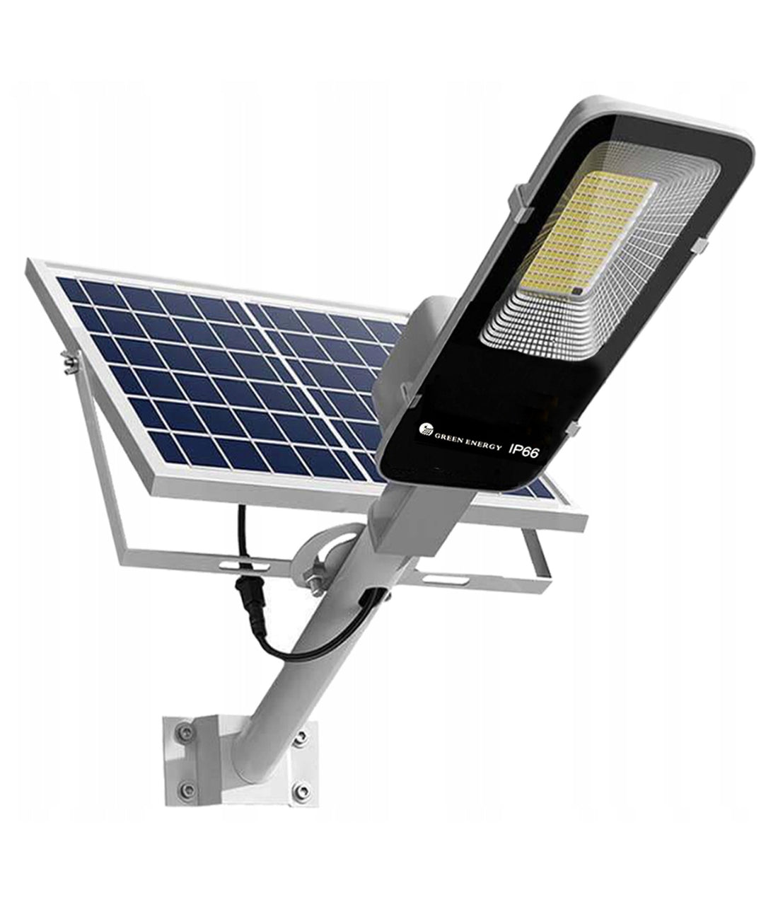 Mocna Lampa Solarna LED 2000W z Czujnikiem Zmierzchu + Pilot