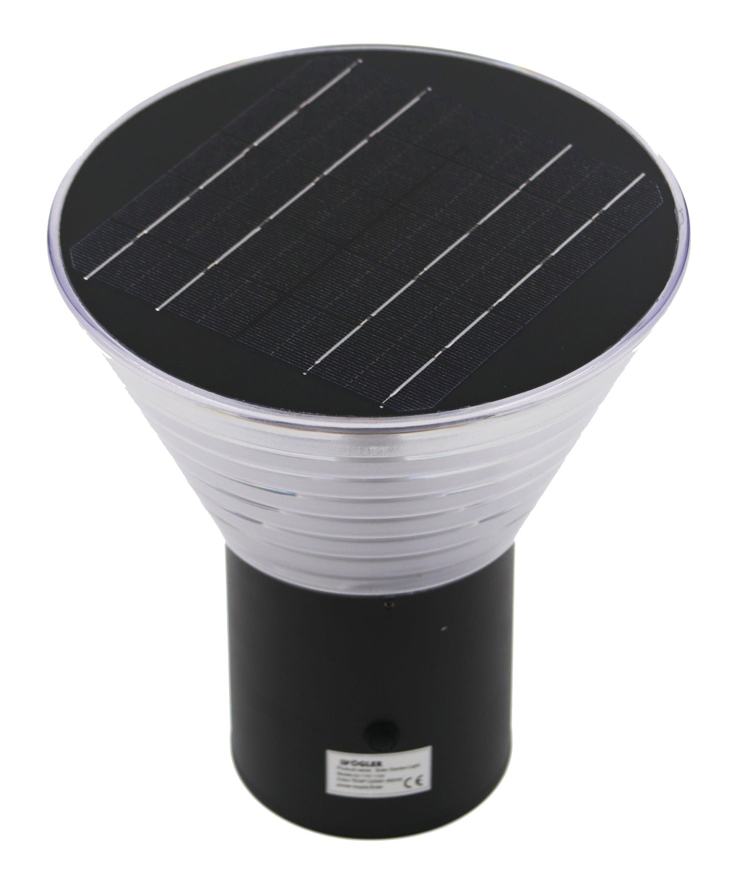 Kinkiet Ogrodowy Solarny LED 4,5W 495lm 3200K - 6500K CCT IP65 Lampa Elewacyjna Antracyt Szkło