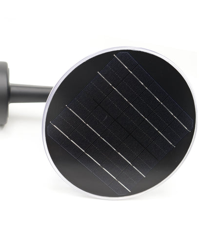 Kinkiet Ogrodowy Solarny LED 4,5W 495lm 3200K - 6500K CCT IP65 Lampa Elewacyjna Antracyt Szkło