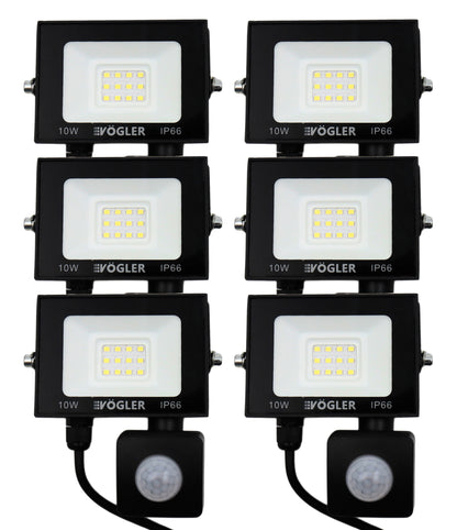 Lampa LED Naświetlacz Ruchomy Halogen z Czujnikiem Ruchu