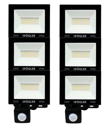 Lampa LED Naświetlacz Ruchomy Halogen z Czujnikiem Ruchu