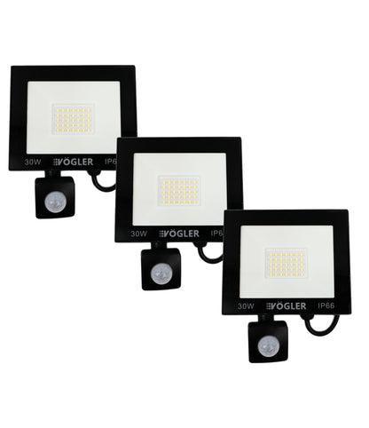 Lampa LED Naświetlacz Ruchomy Halogen z Czujnikiem Ruchu