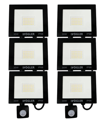 Lampa LED Naświetlacz Ruchomy Halogen z Czujnikiem Ruchu
