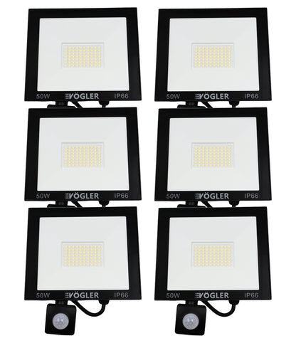 Lampa LED Naświetlacz Ruchomy Halogen z Czujnikiem Ruchu